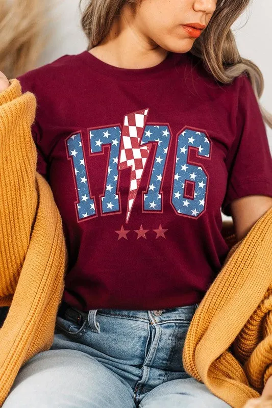 1776 America 4th Of July Graphic T Shirts