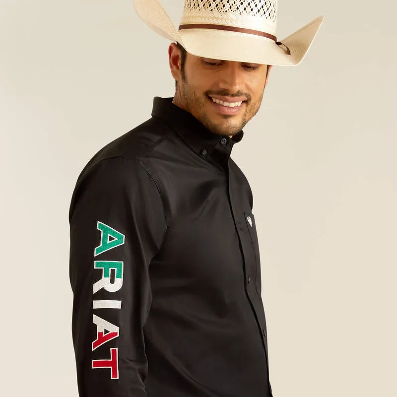 Ariat Mens Team Logo Twill Fitted Shirt Style 10038914