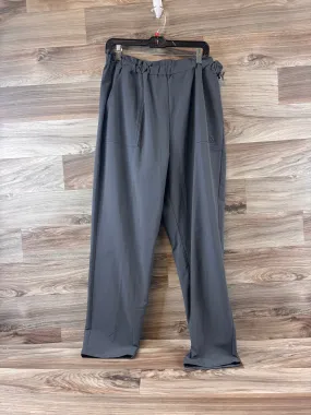 Athletic Pants By Cme In Grey, Size: L