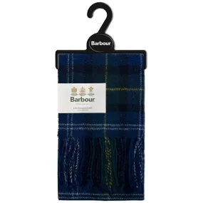 Barbour Tartan Lambswool Scarf - Seaweed Tartan