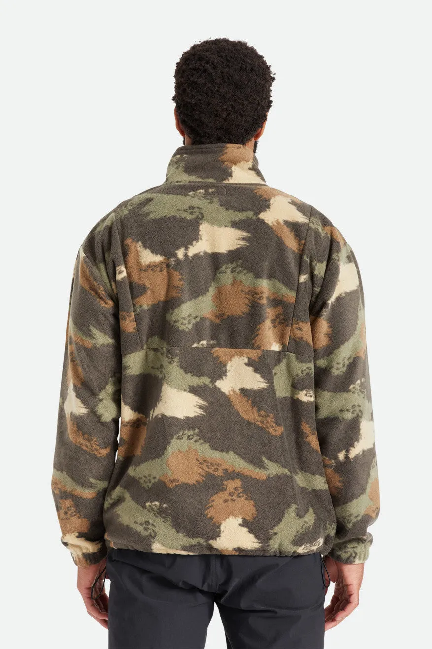 Blanket Fleece 1/2 Zip - Brushed Camo