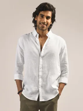 Button-down 100% Linen Shirt - Hampstead