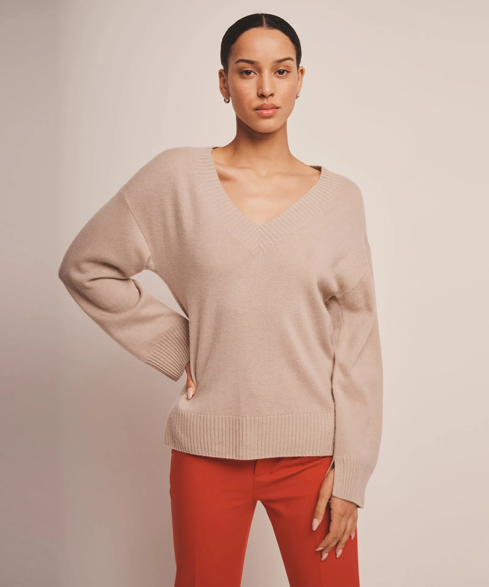 Cashmere V-Neck Sweater