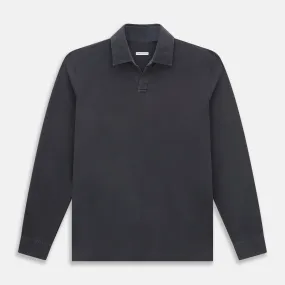 Charcoal Rugby Polo Shirt