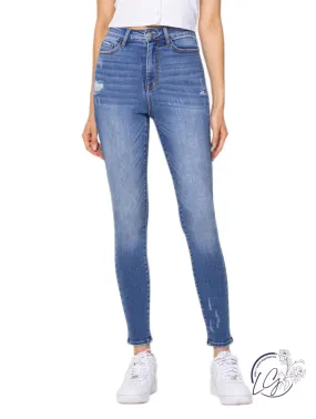 Cheyenne High-Rise Ankle Skinny by Cello Jeans