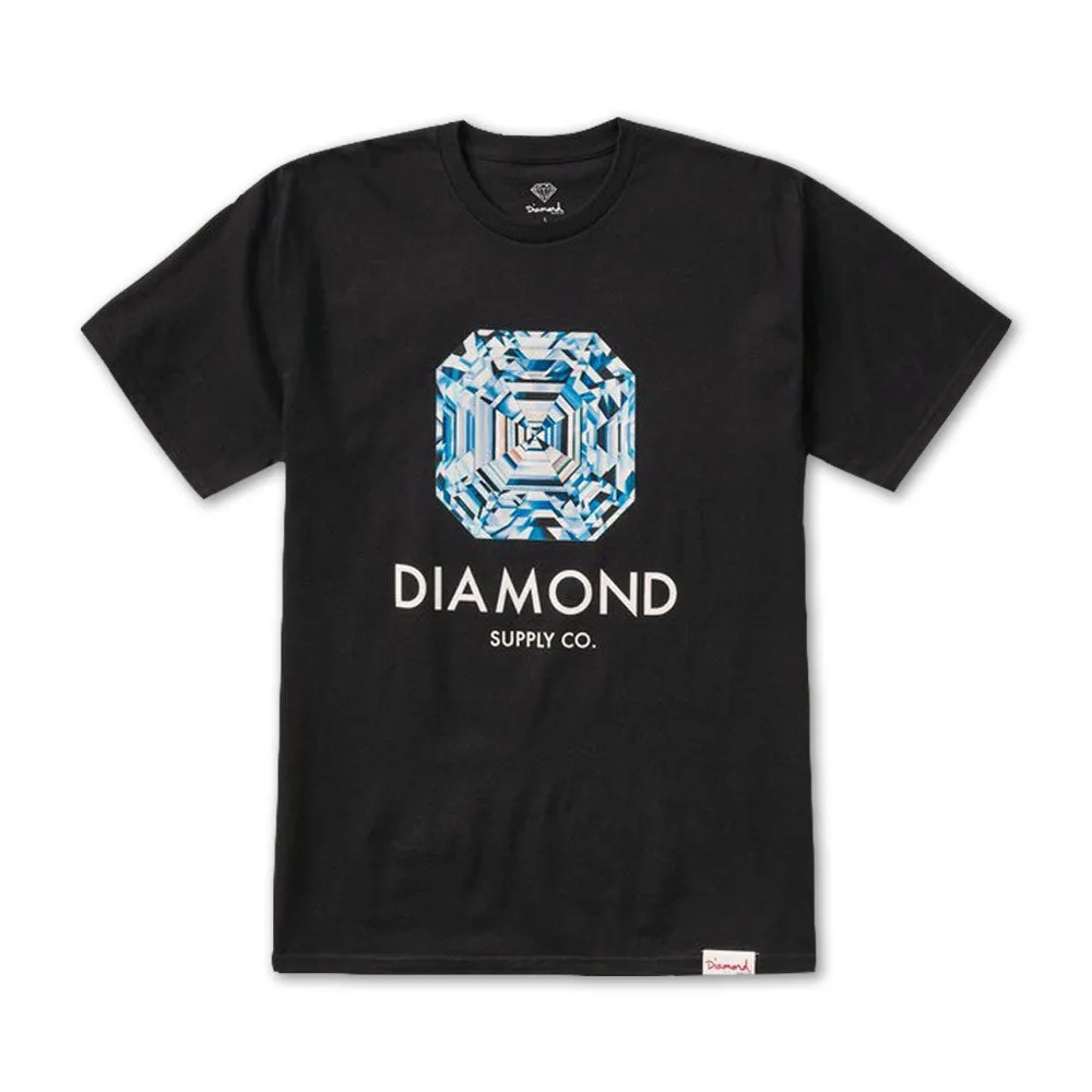 Diamond Supply Co Asscher Cut T-shirt Black