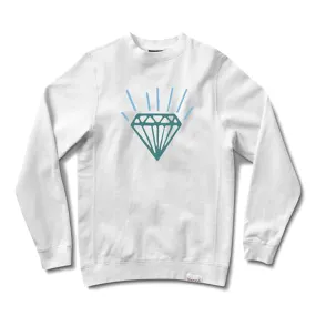 Diamond Supply Co Gem Crewneck White