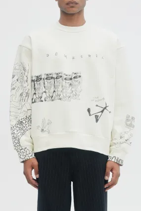 DOMREBEL Joy Sweatshirt - White