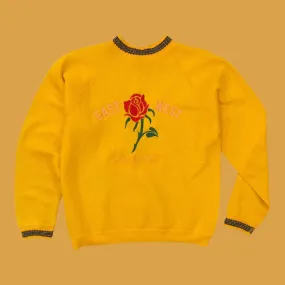 East West Rose Sweatshirt #7.9 Mustard M