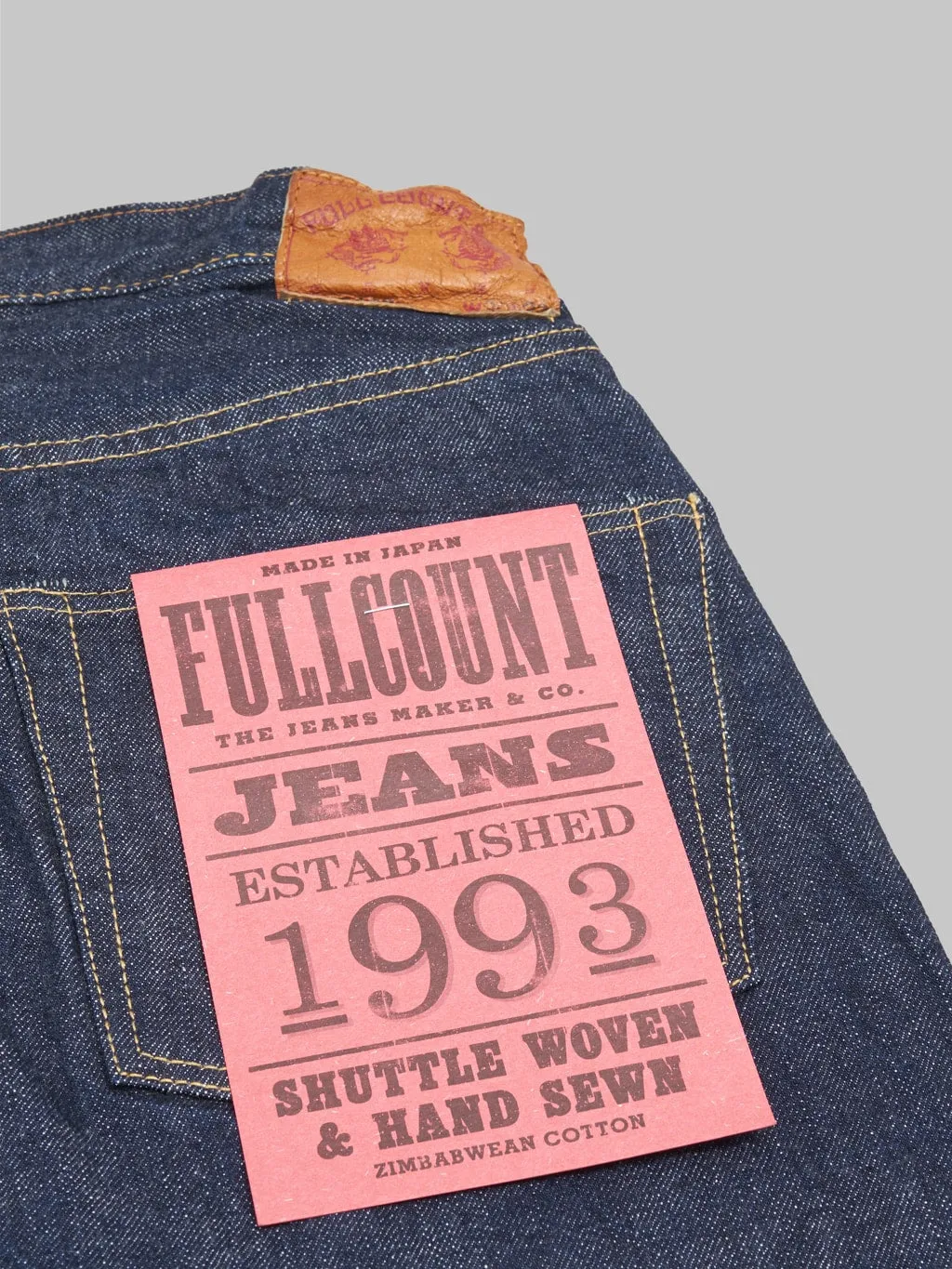 Fullcount 0105W 13.7oz Wide Straight Jeans