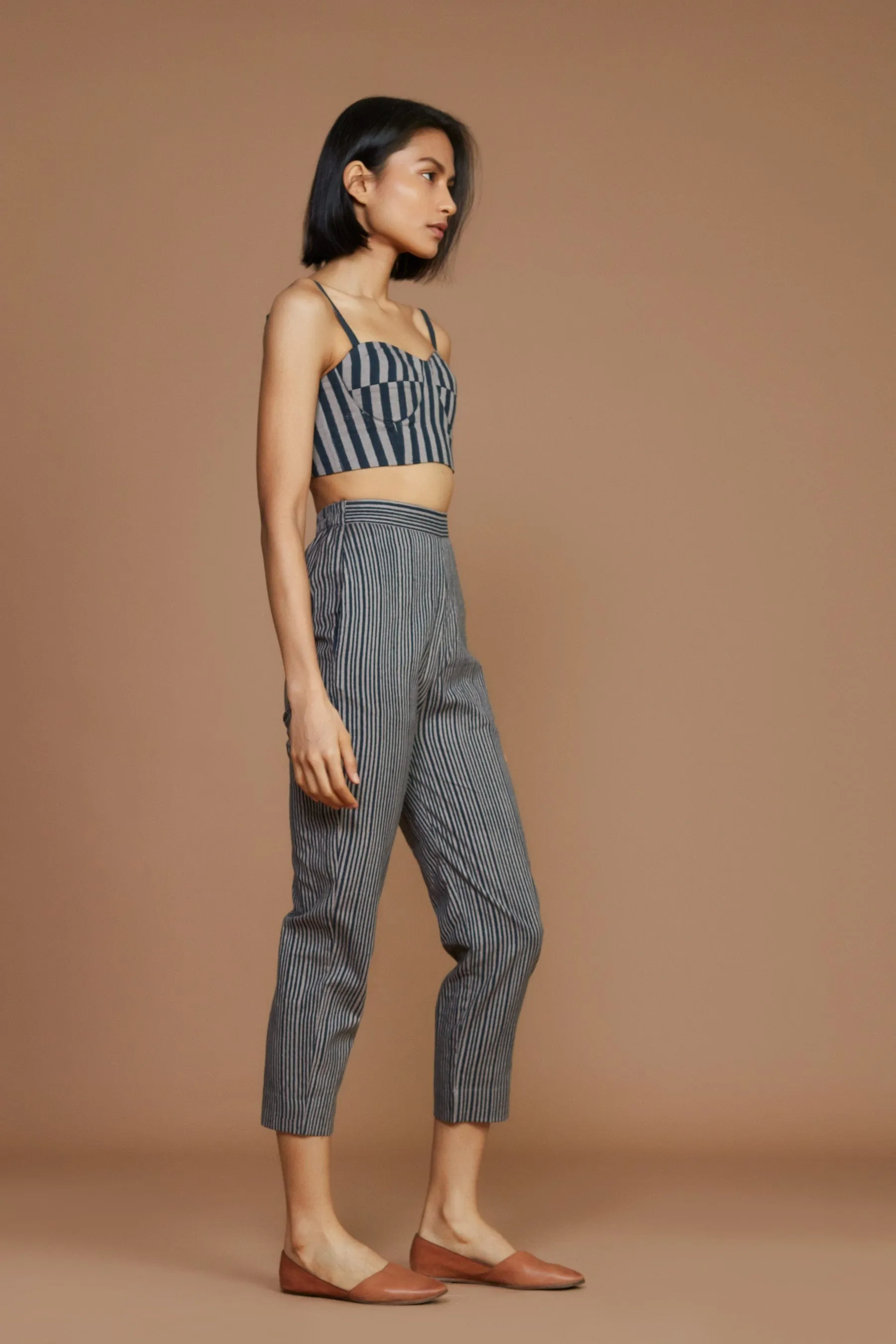 Grey with Charcoal Striped SE Pants (Ready to Ship)