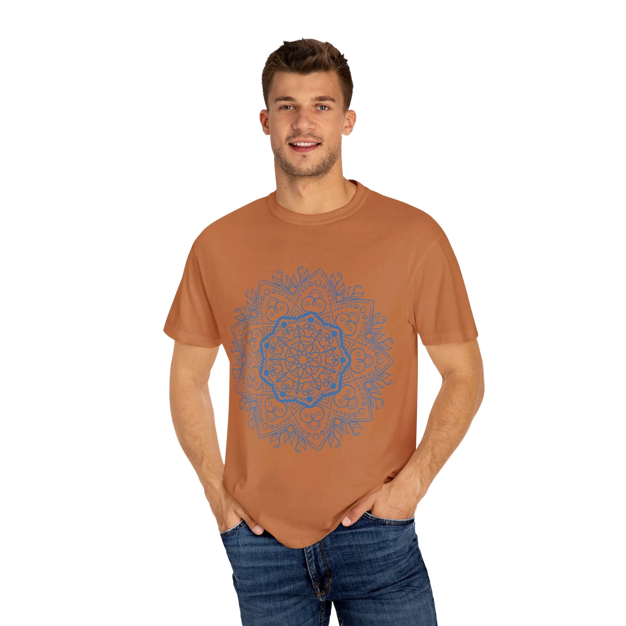 Handmade Mandala Art T-shirt - Unisex Fashion