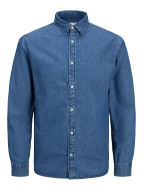 Jack & Jones Kansas Blue Denim Shirt Blue