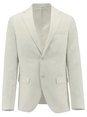 Lazio White Linen Sports Jacket