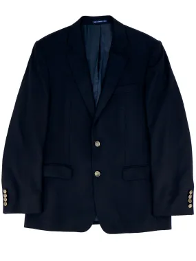 Navy Blue Vintage Magee Wool Blazer