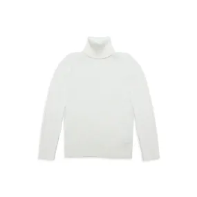 Ribbed Turtleneck white