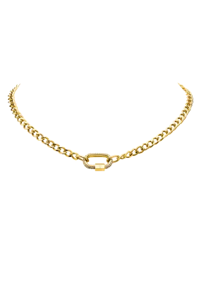 Éclat Cuban Necklace 14K Gold Plated